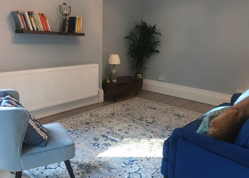 Oasis room — seating area