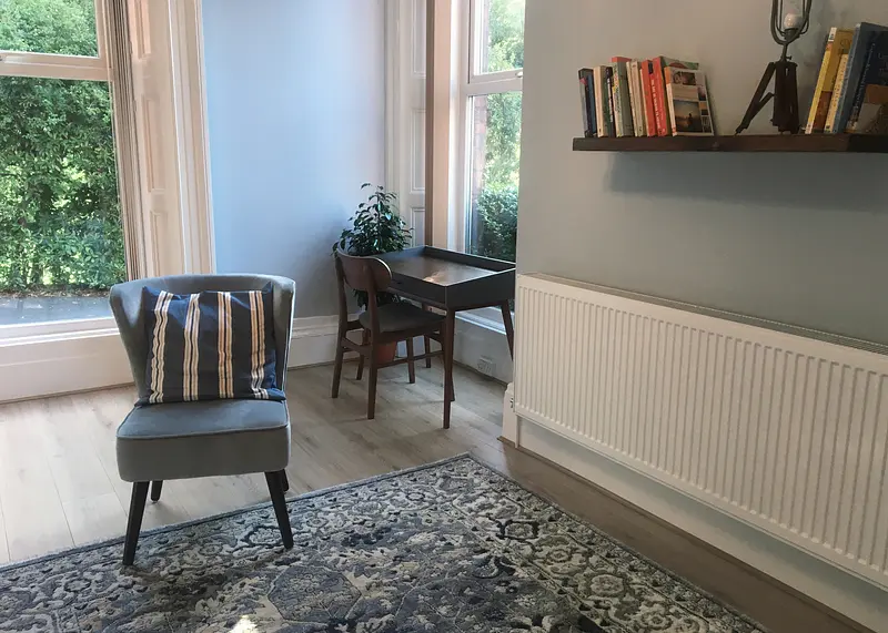 Oasis room — natural light